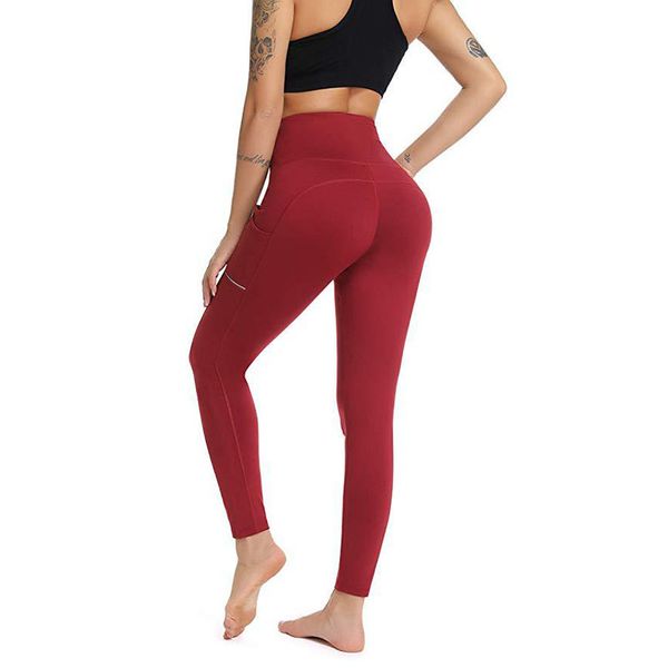 women yoga pants fitness sports leggings with pockets running tights sportswear push up pants gym clothing athletic trousers, White;red
women yoga pants fitness sports leggings with pockets running tights sportswear push up pants gym clothing athletic trousers, White;red