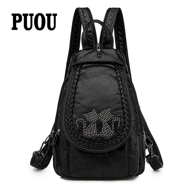 new ladies soft washed leather backpack 3-in-1 cute cat women bagpack small travel backpack for girls sac a dos mochila feminina
new ladies soft washed leather backpack 3-in-1 cute cat women bagpack small travel backpack for girls sac a dos mochila feminina