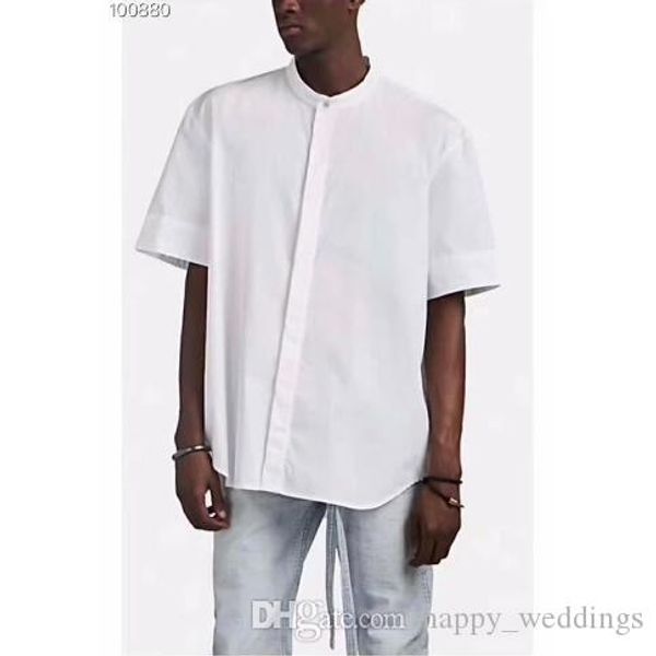 19ss new summer hip-hop justin bieber fog short sleeve stand collar shirt oversize men shirt tees cotton, White;black
19ss new summer hip-hop justin bieber fog short sleeve stand collar shirt oversize men shirt tees cotton, White;black