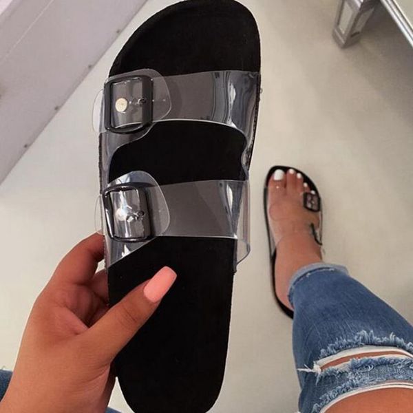 slippers puimentiua summer beach cork sandals casual double buckle sandalias women men flip flops flats shoes, Black
slippers puimentiua summer beach cork sandals casual double buckle sandalias women men flip flops flats shoes, Black