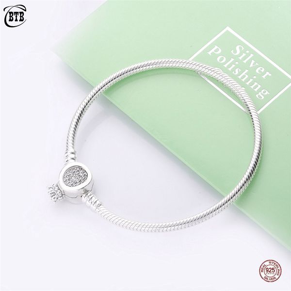 original pan 925 sterling silver moment bracelets woman cz crown o chain fit charms beads diy jewelry, Black
original pan 925 sterling silver moment bracelets woman cz crown o chain fit charms beads diy jewelry, Black