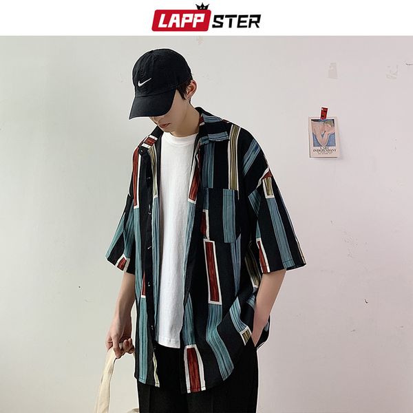 мужская корейские полосатые гавайские рубашки 2020 summer mens casual harajuku рубашка мужчина негабаритной япония streetwear button shirt, White;black
мужская корейские полосатые гавайские рубашки 2020 summer mens casual harajuku рубашка мужчина негабаритной япония streetwear button shirt, White;black