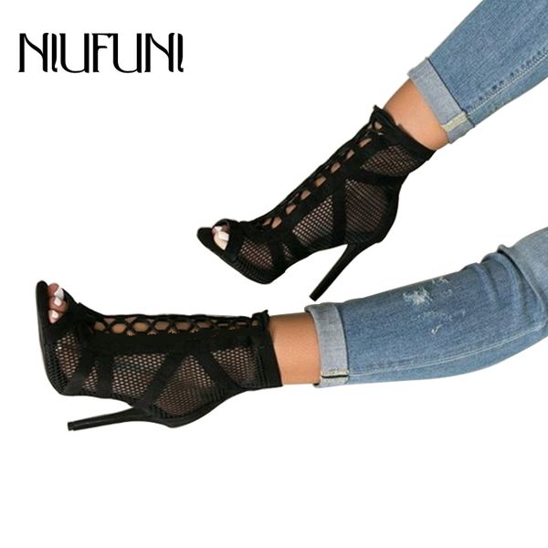 summer peep toe ankle sandals boots thin high heels women's mesh hollow women pumps cross-tied lady gladiators shoes sandal cx200610, Black
summer peep toe ankle sandals boots thin high heels women's mesh hollow women pumps cross-tied lady gladiators shoes sandal cx200610, Black