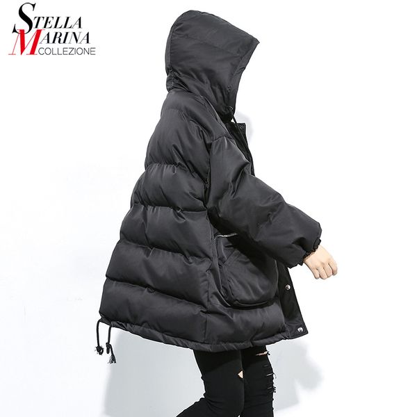 new women 2019 winter black hooded down coat long bubble jacket ladies warm windbreaker outerwear parka hoodie style femme j272
new women 2019 winter black hooded down coat long bubble jacket ladies warm windbreaker outerwear parka hoodie style femme j272
