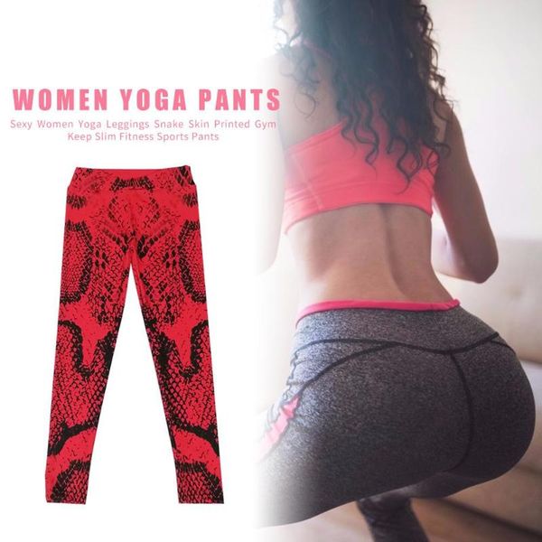 women yoga pants snake skin printed gym keep slim fitness sports running leggings for female red gym meisje leggins, White;red
women yoga pants snake skin printed gym keep slim fitness sports running leggings for female red gym meisje leggins, White;red