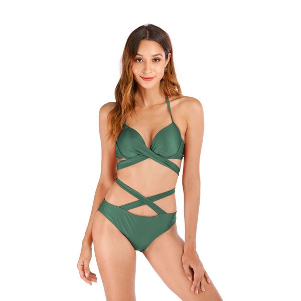 women's cut-out halter bathing suits two-piece push up monokini swimsuit bandage swimwear 2020, White;black
women's cut-out halter bathing suits two-piece push up monokini swimsuit bandage swimwear 2020, White;black