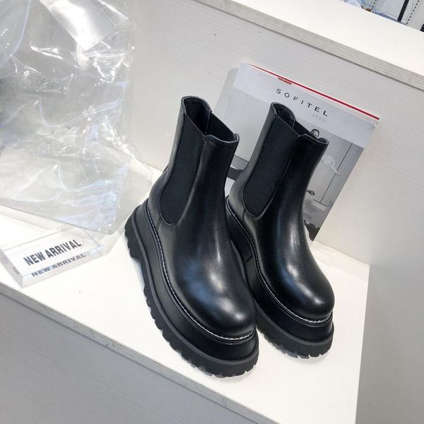 platform boots women 2019 new boots round toe ankle increase heels shoes woman genuine leather zapatos de mujer, Black
platform boots women 2019 new boots round toe ankle increase heels shoes woman genuine leather zapatos de mujer, Black