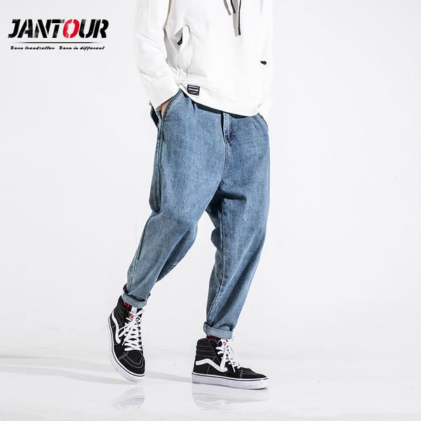 2019 spring summer loose casual blue men's jeans trend harlan pants men beam foot hip hop overalls stretch pant plus size 28-42
2019 spring summer loose casual blue men's jeans trend harlan pants men beam foot hip hop overalls stretch pant plus size 28-42