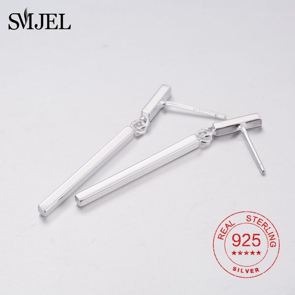 smje real 925 sterling silver simple bar earrings stud for women long bar tassel stick earrings wholesale geometry brincos bijou, Golden;silver
smje real 925 sterling silver simple bar earrings stud for women long bar tassel stick earrings wholesale geometry brincos bijou, Golden;silver