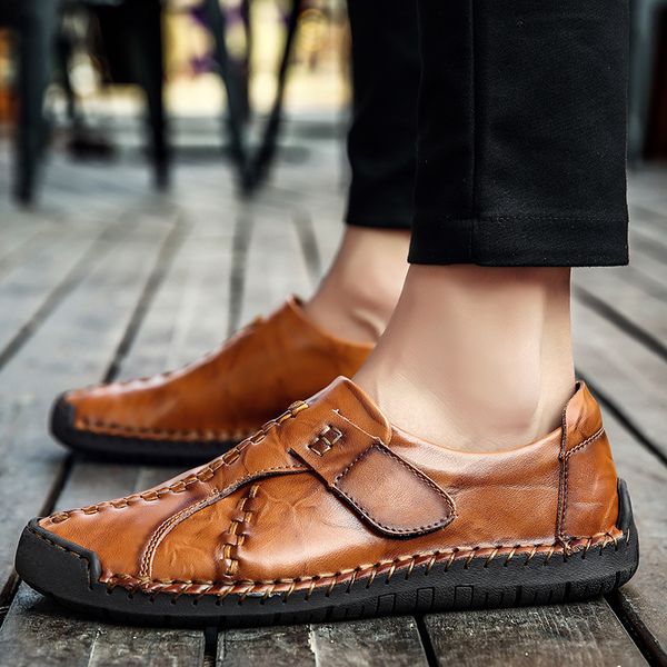 new casual shoes men leather luxury breathable moccasins loafers boat men flats slip on comfortable footwear, Black
new casual shoes men leather luxury breathable moccasins loafers boat men flats slip on comfortable footwear, Black