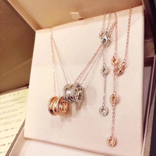 2019 early spring new classic openwork lettering micro-inlaid zircon necklace, Silver
2019 early spring new classic openwork lettering micro-inlaid zircon necklace, Silver