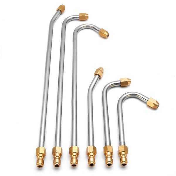 6 size car washer metal jet lance water g u n wand extension cleaner attachment angled lance for g1/4 high pressure washers
6 size car washer metal jet lance water g u n wand extension cleaner attachment angled lance for g1/4 high pressure washers