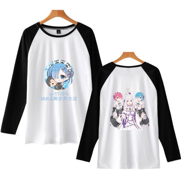 men's t-shirts anime re:life in a different world from zero long sleeve t shirt lovely character rem ram men/women raglan tshirt, White;black
men's t-shirts anime re:life in a different world from zero long sleeve t shirt lovely character rem ram men/women raglan tshirt, White;black