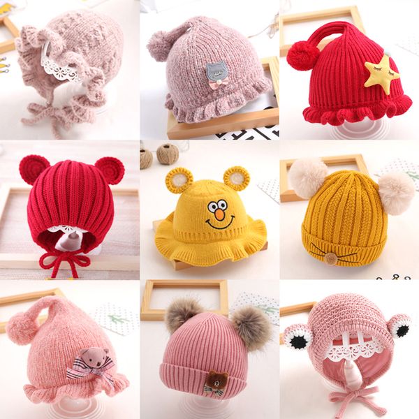 winter hat for newbron baby warm knitted beanie for kids toddler infant cartoon hat girl boy bonnet children wool knitted, Yellow
winter hat for newbron baby warm knitted beanie for kids toddler infant cartoon hat girl boy bonnet children wool knitted, Yellow