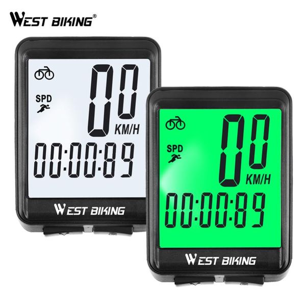 west biking bicycle computer wireless wired waterproof cycling satch mtb bike speedometer odometer led backlight satch
west biking bicycle computer wireless wired waterproof cycling satch mtb bike speedometer odometer led backlight satch