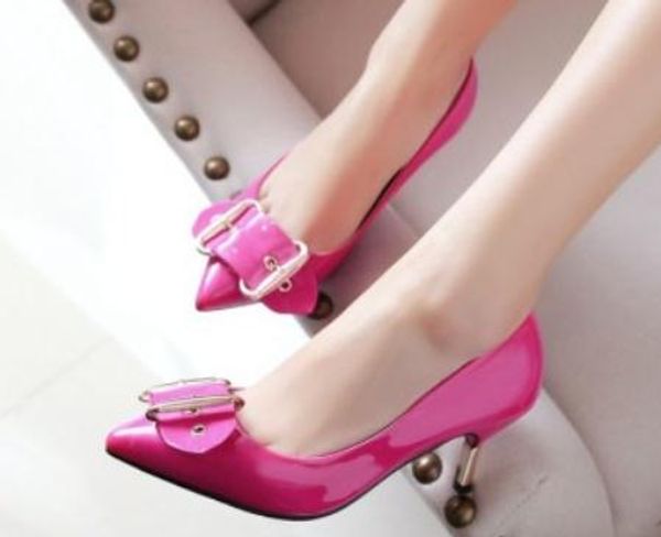 2019 women's shoes in spring and autumn with new style high heel fine heel pointed end @6018, Black
2019 women's shoes in spring and autumn with new style high heel fine heel pointed end @6018, Black
