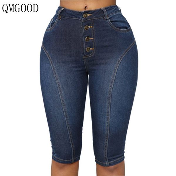 qmgood new skinny jeans woman plus size knee length high waist jeans summer mom woman short denim jean pants wholesale xxl, Blue
qmgood new skinny jeans woman plus size knee length high waist jeans summer mom woman short denim jean pants wholesale xxl, Blue