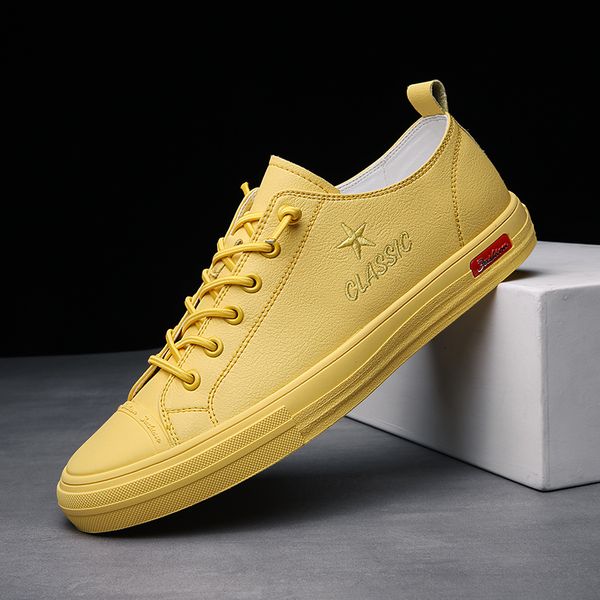 autumn 2019 youth fashion mens shoes hard-wearing walking shoes for men popular casual yellow pu leather footwear, Black
autumn 2019 youth fashion mens shoes hard-wearing walking shoes for men popular casual yellow pu leather footwear, Black