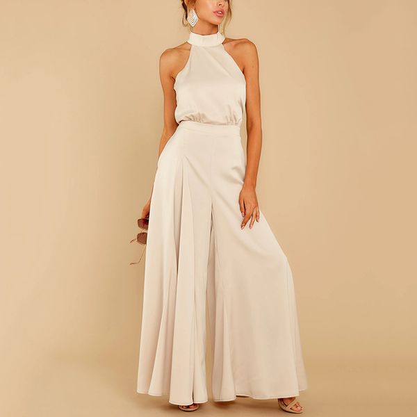 elegant wide leg pants jumpsuit women spring sleeveless jumpsuit casual lady overalls for women romper, Black;white
elegant wide leg pants jumpsuit women spring sleeveless jumpsuit casual lady overalls for women romper, Black;white