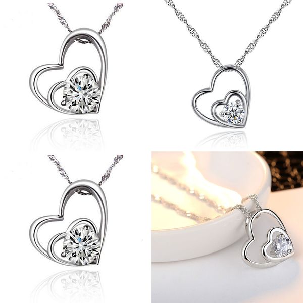 concise zircon necklace classic love heart heart pendant necklace crucifix cross buddha charm necklace silver chains 18 inch
concise zircon necklace classic love heart heart pendant necklace crucifix cross buddha charm necklace silver chains 18 inch