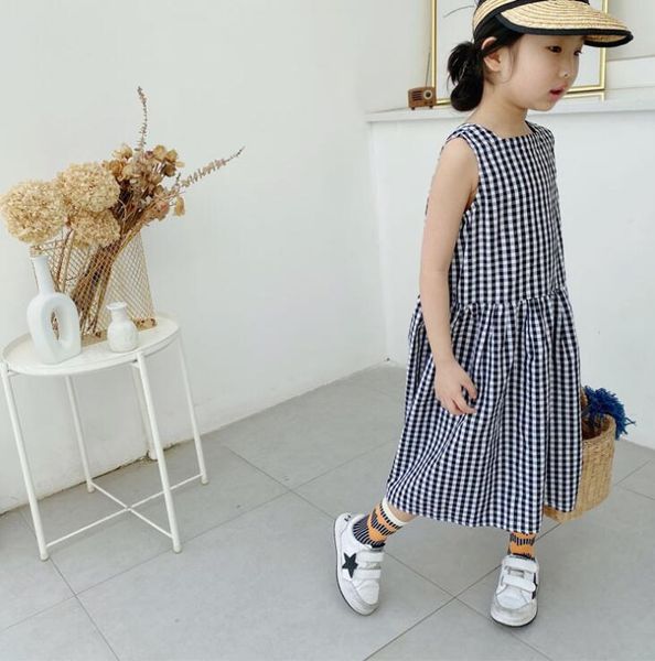 2020 korea style girls plaid dress fashion cotton summer girls vest dresses 2-7 years ho800, Red;yellow
2020 korea style girls plaid dress fashion cotton summer girls vest dresses 2-7 years ho800, Red;yellow