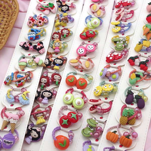 10 pair/set new korean sweet girl princess cute cartoon resin fruit animals rubber band fashion children hair accessories, Slivery;white
10 pair/set new korean sweet girl princess cute cartoon resin fruit animals rubber band fashion children hair accessories, Slivery;white