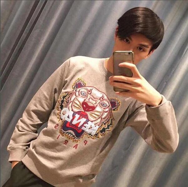 animal sweater women's cotton solid color ring stripe letter bear print casual shirt long sleeve sweater tiger embroidery--6, White
animal sweater women's cotton solid color ring stripe letter bear print casual shirt long sleeve sweater tiger embroidery--6, White