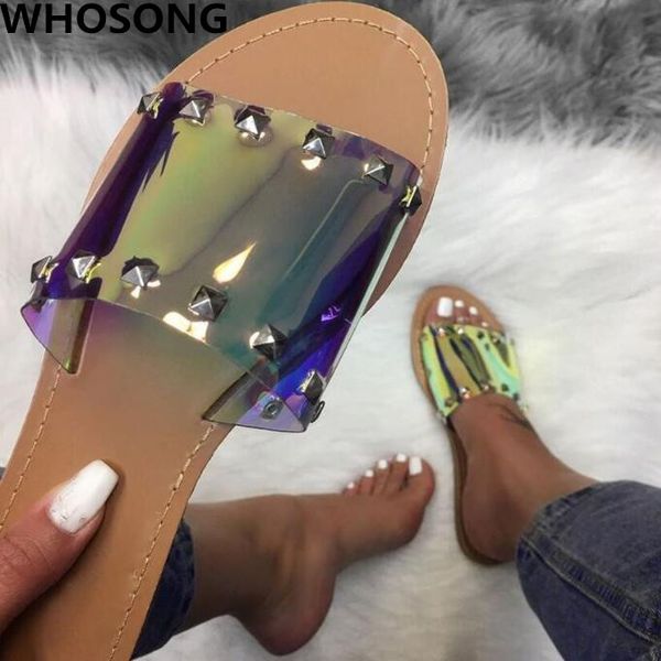 2019 new fashion women's shoes sandals flat with ladies slippers sequins rivets beach shoes outdoor home fashion wild slippers, Black
2019 new fashion women's shoes sandals flat with ladies slippers sequins rivets beach shoes outdoor home fashion wild slippers, Black