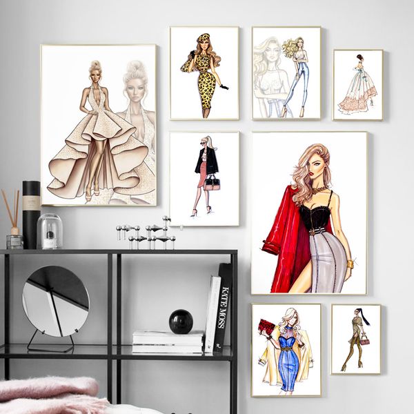 paris fashion girl custom dress handbag wall art canvas painting nordic posters and prints wall pictures for living room decor
paris fashion girl custom dress handbag wall art canvas painting nordic posters and prints wall pictures for living room decor