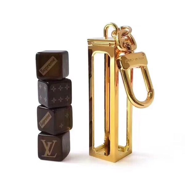 fashion designer key chain dice combination men women metal keychain party gift car key holder with gift box keychain accessories2020, Silver
fashion designer key chain dice combination men women metal keychain party gift car key holder with gift box keychain accessories2020, Silver