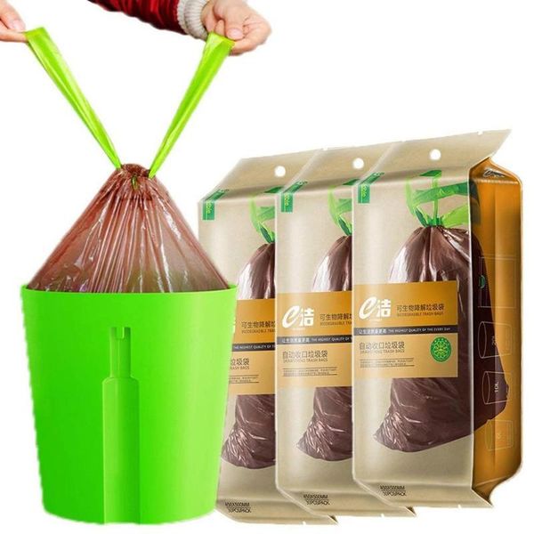 biodegradable garbage trash bag home kitchen dustbin bin drawstring solid eco-friendly bag environmentally degradable portable
biodegradable garbage trash bag home kitchen dustbin bin drawstring solid eco-friendly bag environmentally degradable portable