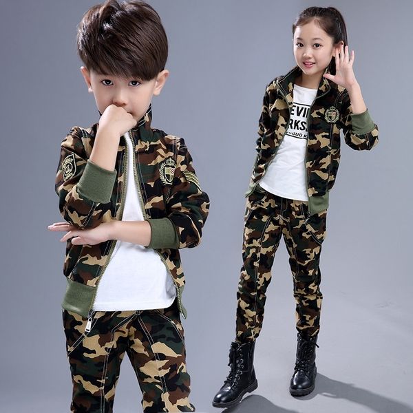 boys and girls wear spring thanksgiving outfits children's sport suit the spring and autumn long sleeved camouflage two piece, White
boys and girls wear spring thanksgiving outfits children's sport suit the spring and autumn long sleeved camouflage two piece, White