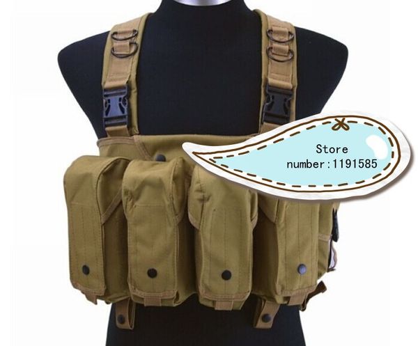 outdoor tactical ride ak multi-pocket magazine chest rig carry cs vest sand, Camo;black
outdoor tactical ride ak multi-pocket magazine chest rig carry cs vest sand, Camo;black