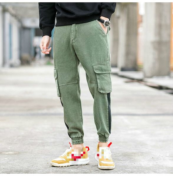 brand designer autumn new fashion cargo joggers men cotton casual slim streetwear mens joggers pants, Black
brand designer autumn new fashion cargo joggers men cotton casual slim streetwear mens joggers pants, Black