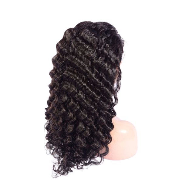 peruvian human hair 13x4 lace front wig natural color deep wave lace front wig hair products 10-32inch deep wave, Black;brown
peruvian human hair 13x4 lace front wig natural color deep wave lace front wig hair products 10-32inch deep wave, Black;brown