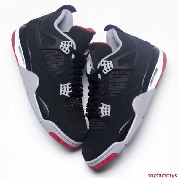 4 bred black red new 2019 released factory version 4s basketball shoes mens trainers suede sneakers with
4 bred black red new 2019 released factory version 4s basketball shoes mens trainers suede sneakers with