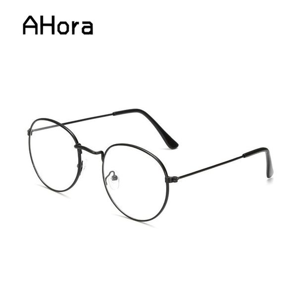 ahora oval metal reading glasses clear lens men women presbyopic glasses optical spectacle eyewear prescription 0 to +4.0, White;black