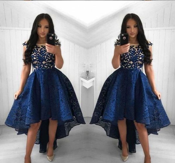 navy blue cocktail dresses 2019 arabic dubai style high low lace formal club wear homecoming prom party gowns plus size custom made, Black
navy blue cocktail dresses 2019 arabic dubai style high low lace formal club wear homecoming prom party gowns plus size custom made, Black