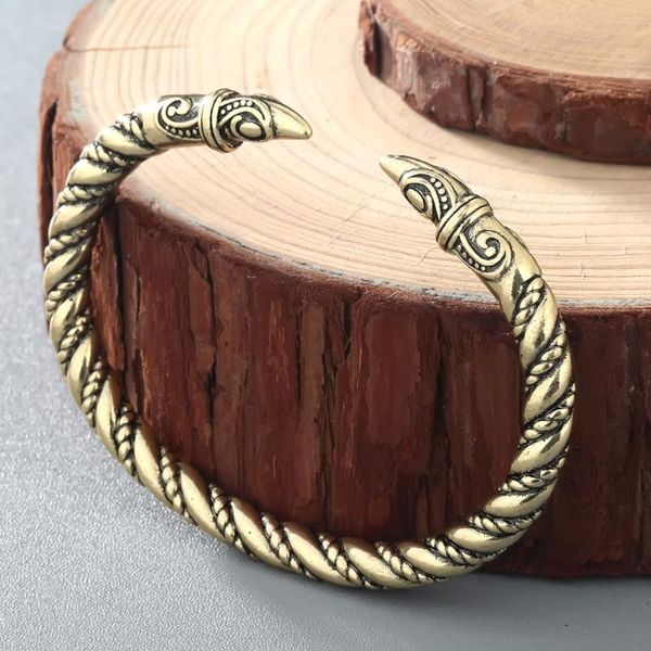 chengxun punk men raven bracelet jewelry gold & twisted wire cuff viking bangle jewelry fashion accessories, Black
chengxun punk men raven bracelet jewelry gold & twisted wire cuff viking bangle jewelry fashion accessories, Black