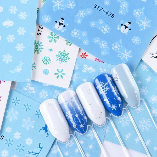 2018 30 sheets/set christmas cartoon clear winter snowflake series nail stickers wraps manicure tatoos decor, Black
2018 30 sheets/set christmas cartoon clear winter snowflake series nail stickers wraps manicure tatoos decor, Black