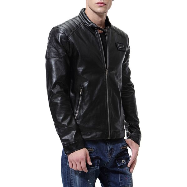 autumn foreign trade new style occident fashion sportsman locomotive leather coat washing slim fit leather jacket coat d018, Black
autumn foreign trade new style occident fashion sportsman locomotive leather coat washing slim fit leather jacket coat d018, Black