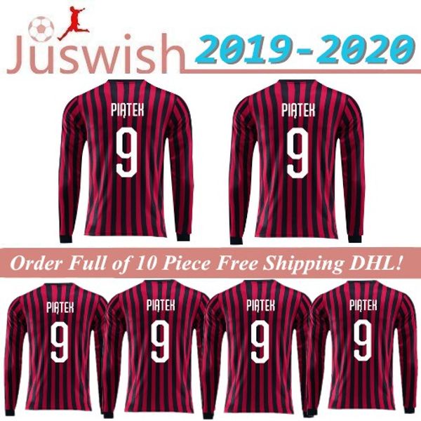 19 20 ac milan soccer jersey 2019 2020 piatek football shirt long sleeve paqueta bennacer men rebic camisa de futebol romagnoli, Black;yellow
19 20 ac milan soccer jersey 2019 2020 piatek football shirt long sleeve paqueta bennacer men rebic camisa de futebol romagnoli, Black;yellow