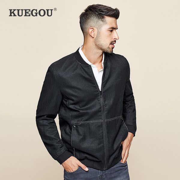 kuegou 2020 spring black wool повседневная куртка мужчины и пальто outwear хип-хоп бейсбол varsity bomber pilot vintage одежда 0762, Black;brown
kuegou 2020 spring black wool повседневная куртка мужчины и пальто outwear хип-хоп бейсбол varsity bomber pilot vintage одежда 0762, Black;brown