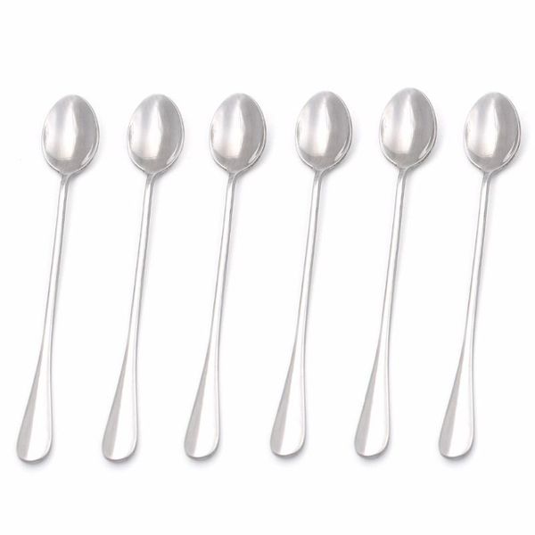 6-piece 430 stainless steel cutlery kitchen utensils long handle dessert coffee stirring spoons fruit juice mixing spoon
6-piece 430 stainless steel cutlery kitchen utensils long handle dessert coffee stirring spoons fruit juice mixing spoon