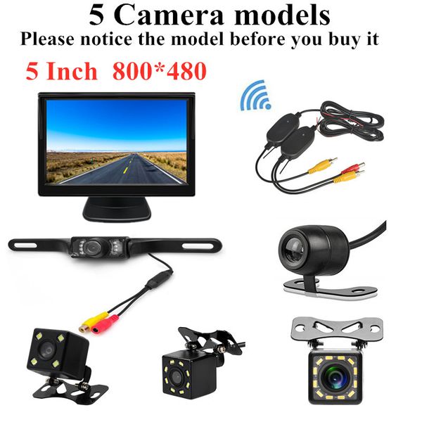 5 inch car rearview mirror monitor 800*480 with 170 angle vehicle rear view camera hd wireless tft lcd parking system
5 inch car rearview mirror monitor 800*480 with 170 angle vehicle rear view camera hd wireless tft lcd parking system