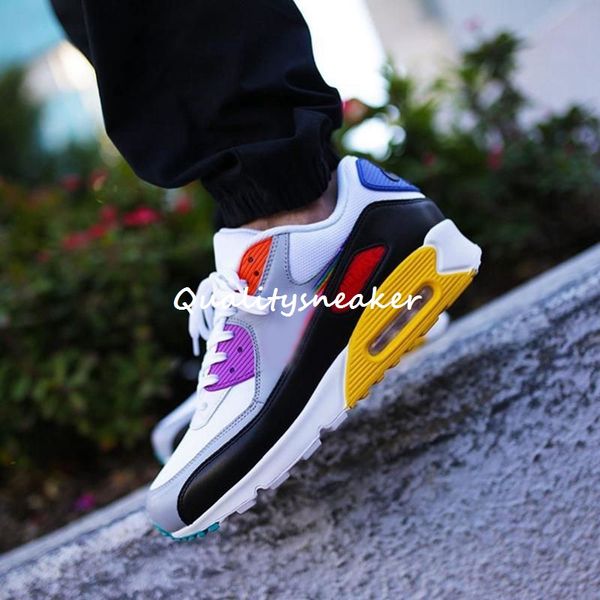 new 90 be true 2019 rainbow mens running shoes womens sneakers classic designer shoes sports trainers chaussures 90s betrue shoes with box, White;red
new 90 be true 2019 rainbow mens running shoes womens sneakers classic designer shoes sports trainers chaussures 90s betrue shoes with box, White;red