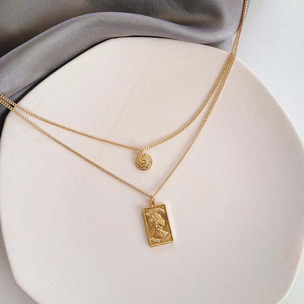 luokey gold color vintage coin pendant necklaces for women fashion layered roman statement necklace street style hip hop jewelry, Silver
luokey gold color vintage coin pendant necklaces for women fashion layered roman statement necklace street style hip hop jewelry, Silver