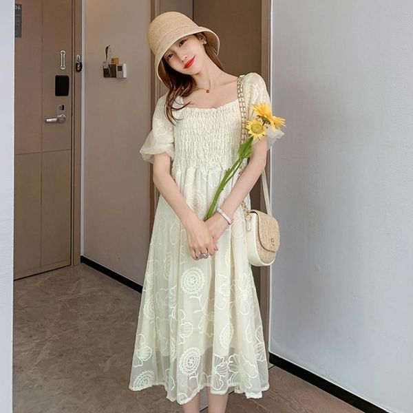 maternity wear new summer lace maternity dress korean fashionable dress on both sides, White
maternity wear new summer lace maternity dress korean fashionable dress on both sides, White
