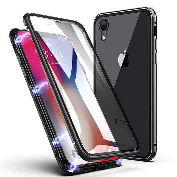For iPhone XS Max Magnetic Adsorption Case Front Back Tempered Glass Full Screen Coverage Flip Cover For iPhone X XR 7 8 Plus
For iPhone XS Max Magnetic Adsorption Case Front Back Tempered Glass Full Screen Coverage Flip Cover For iPhone X XR 7 8 Plus