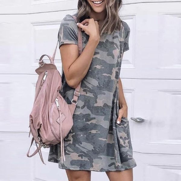 kancoold 2020 new women dress ladies o-neck camouflage print beach casual loose dress summer short sleeve dresses vestidos, Black;gray
kancoold 2020 new women dress ladies o-neck camouflage print beach casual loose dress summer short sleeve dresses vestidos, Black;gray